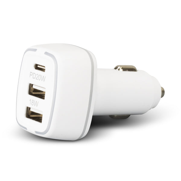 Quartz Car Charger (White)