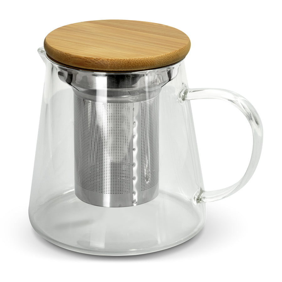 NATURA Azzurra Teapot (Clear/Natural)