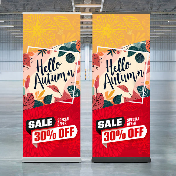 Premier Luxury Pull Up Banner (White)