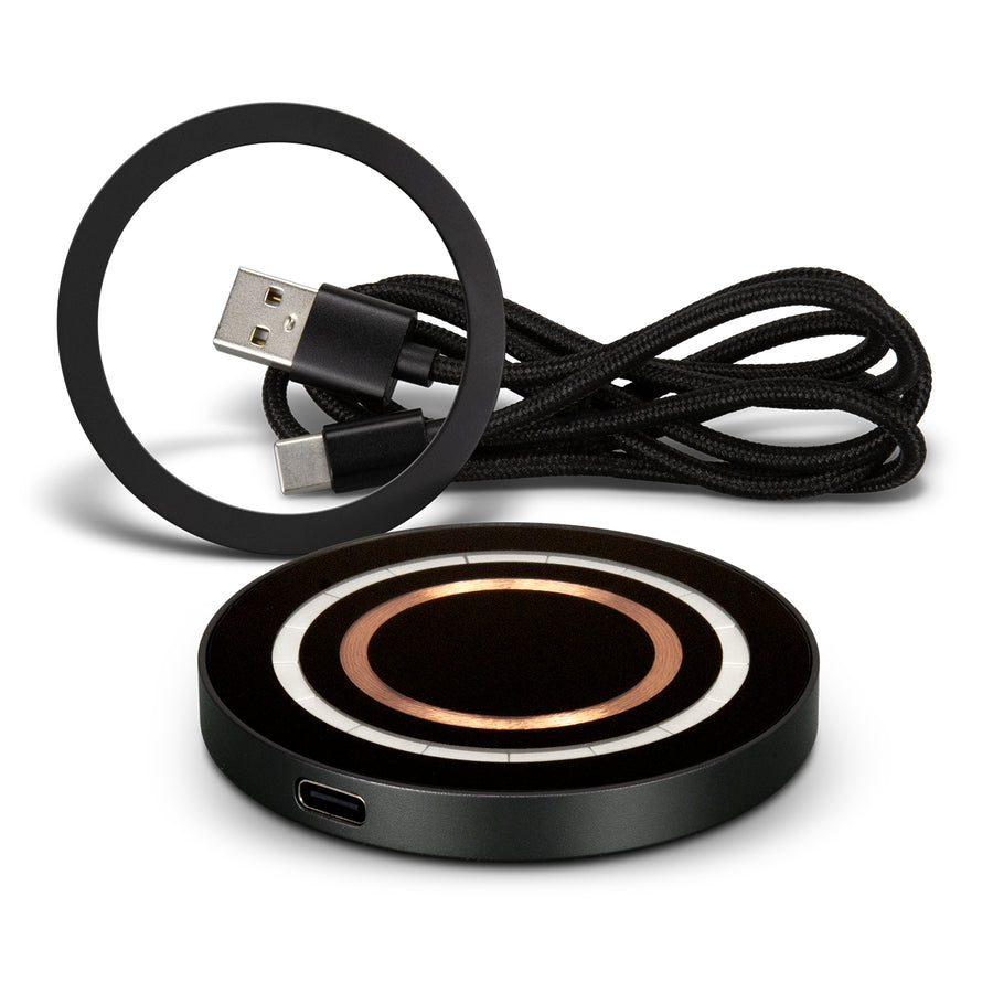 INGENIO Arc Single Wireless Charger (Gunmetal/Black)