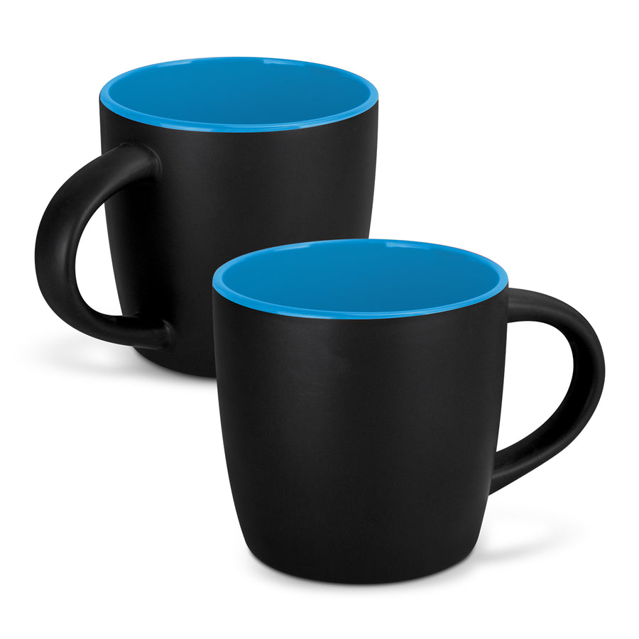 Brew Coffee Mug - Two-Tone (Black/Light Blue)