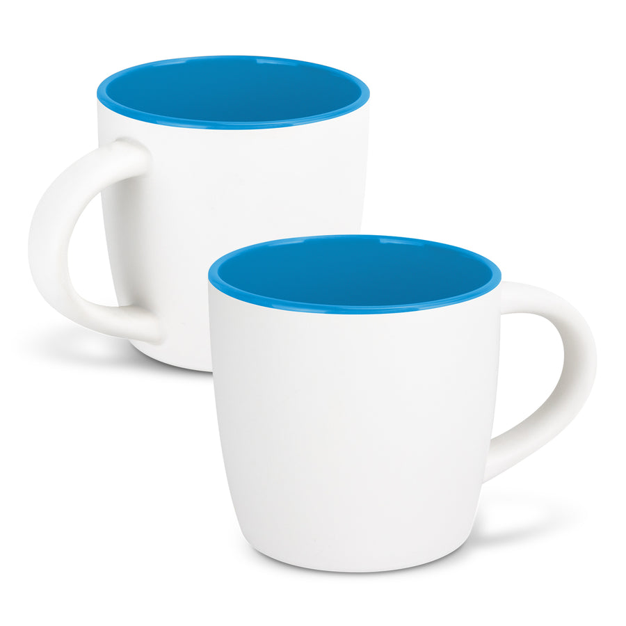 Brew Coffee Mug - Two-Tone (White/Light Blue)