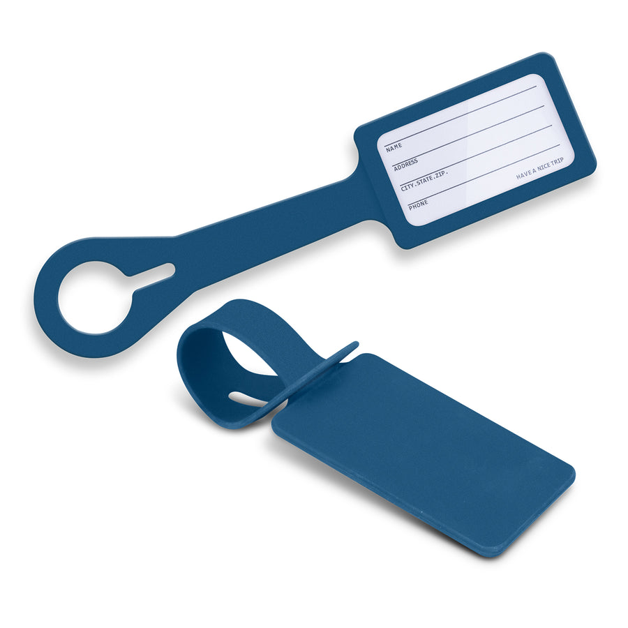 Flex Silicone Luggage Tag (Royal Blue)