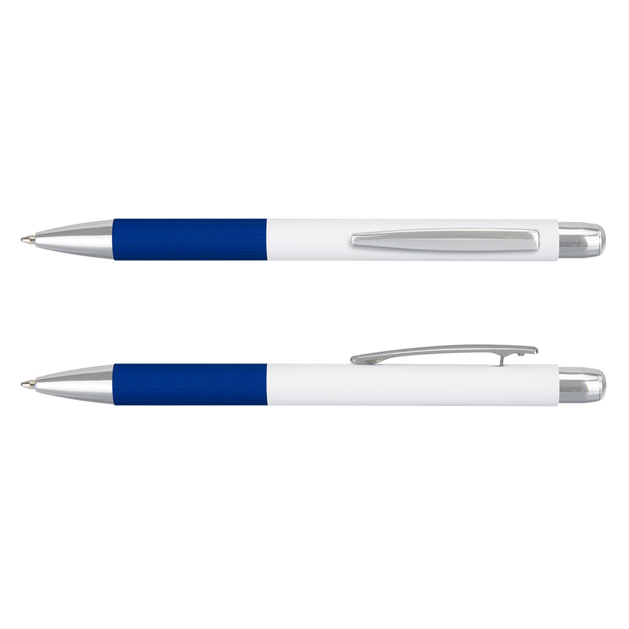 Bravo Pen (White/Royal Blue)