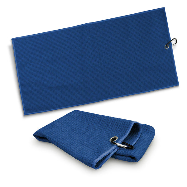 Drift Waffle Golf Towel (Royal Blue)
