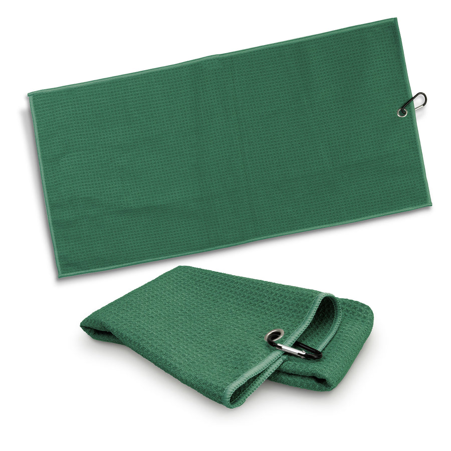 Drift Waffle Golf Towel (Green)