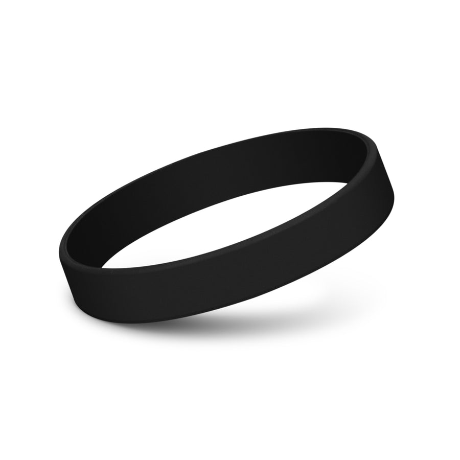 Strike Silicone Wrist Band - Embossed (Black)