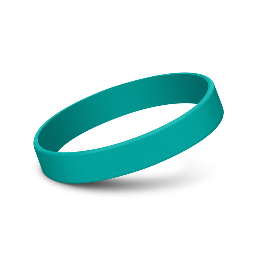 Strike Silicone Wrist Band - Embossed (Teal)