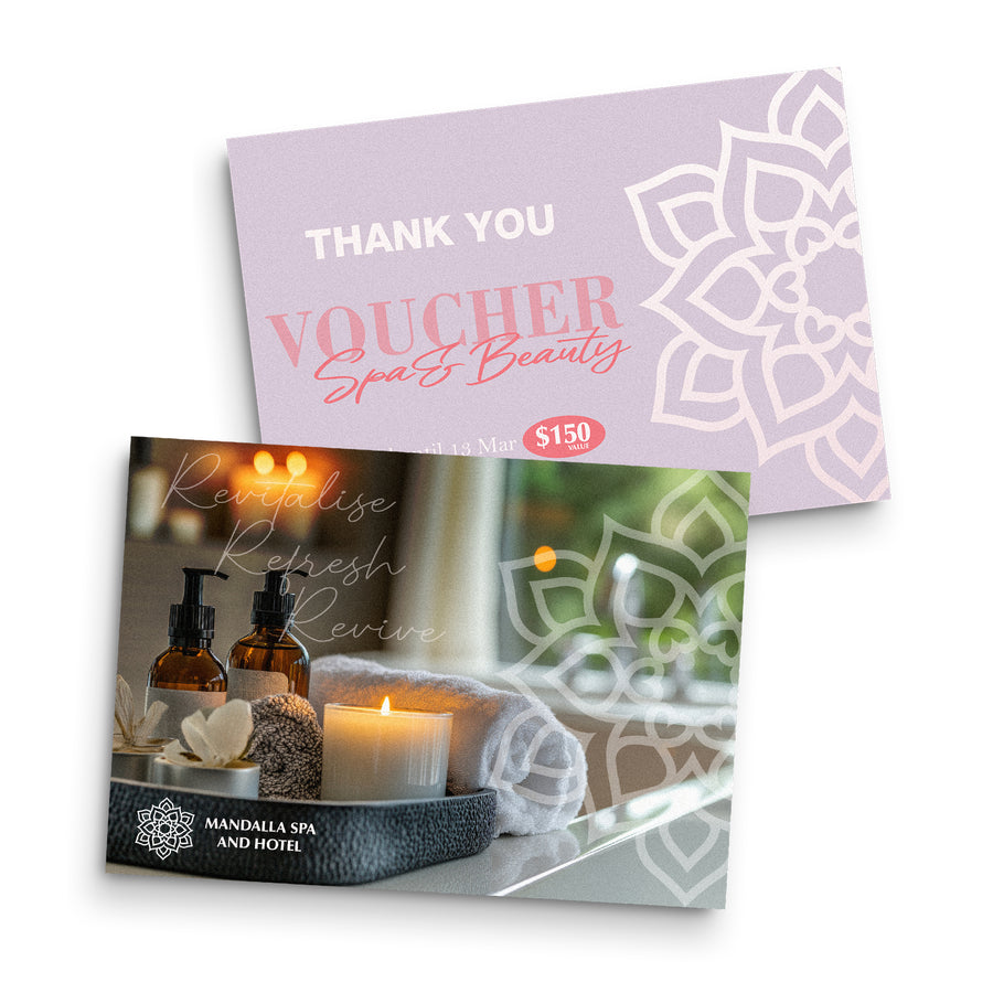 Parchment A6 Message Card (White)