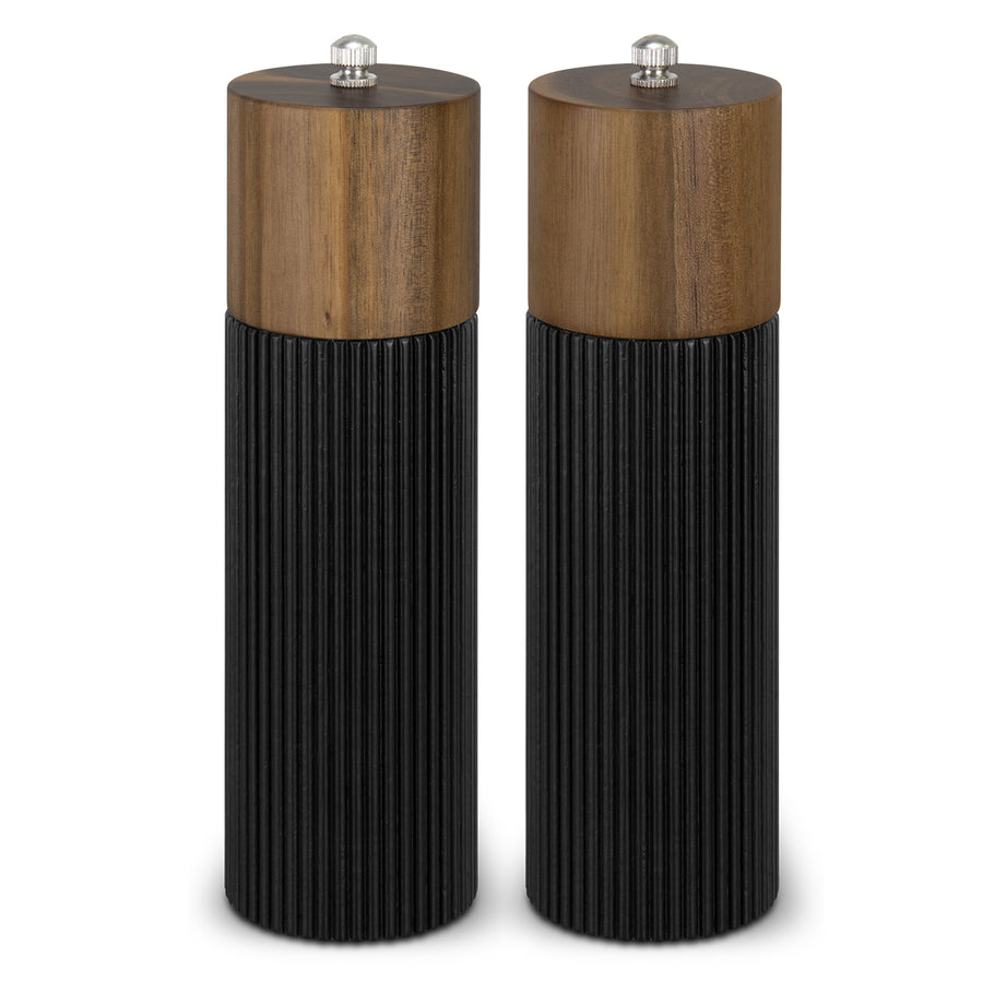 Keepsake Noir Salt and Pepper Grinders (Black/Natural)