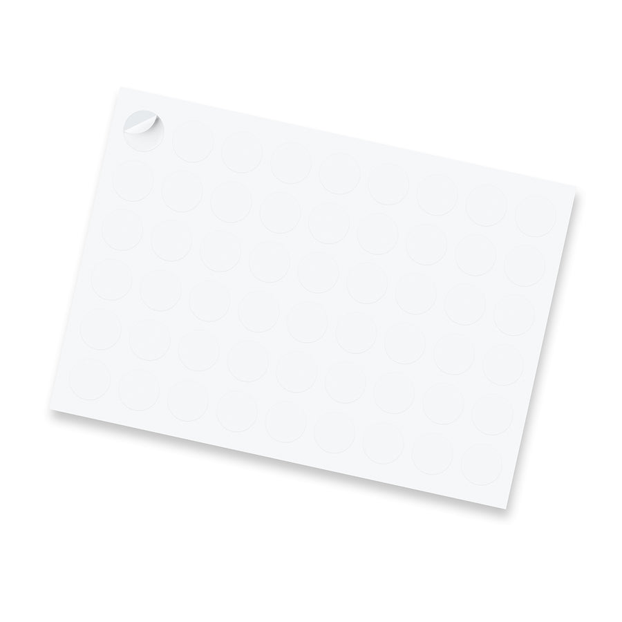 Cipher Sticker Sheet 26mm Circle - Matte (White)