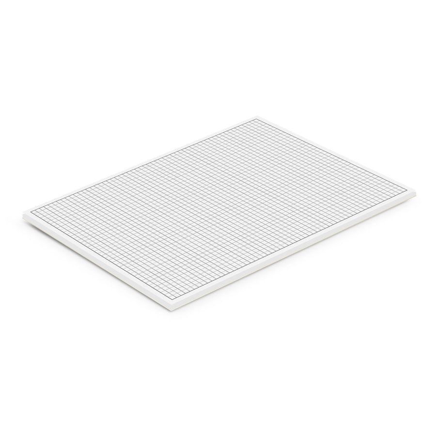 Grid Graph Note Pad - A4 (White)