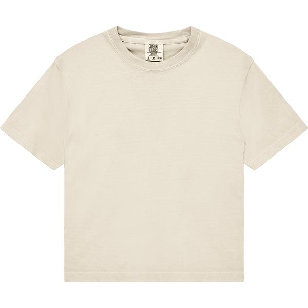Comfort Colors 3023CL Boxy Cropped T-Shirt (Ivory)