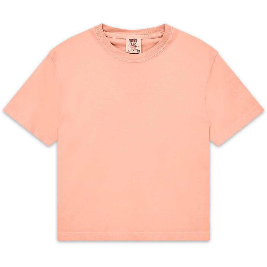 Comfort Colors 3023CL Boxy Cropped T-Shirt (Peachy)