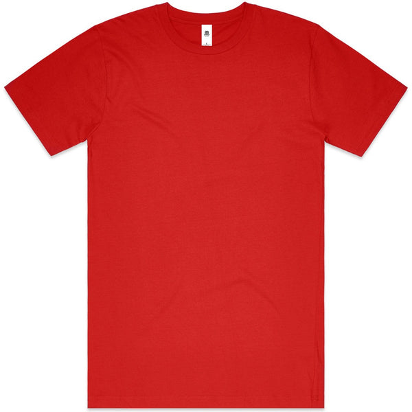 AS Colour Block Tubular Tee | 5050T (Red)