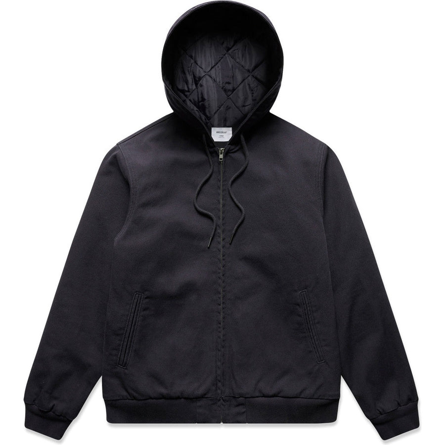 AS Colour Canvas Bomber Hood Jacket | 5532 (Ink Blue)