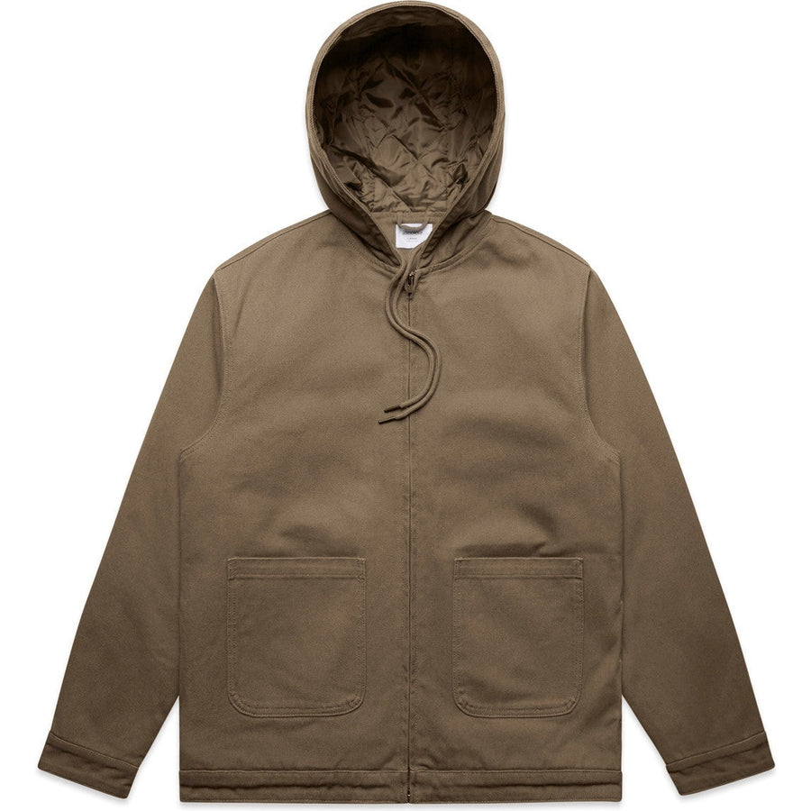 AS Colour Canvas Heavy Hooded Jacket | 5529 (Walnut)