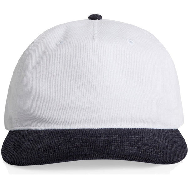 AS Colour Class Cord Two-Tone Cap | 1159 (White/Ink Blue)