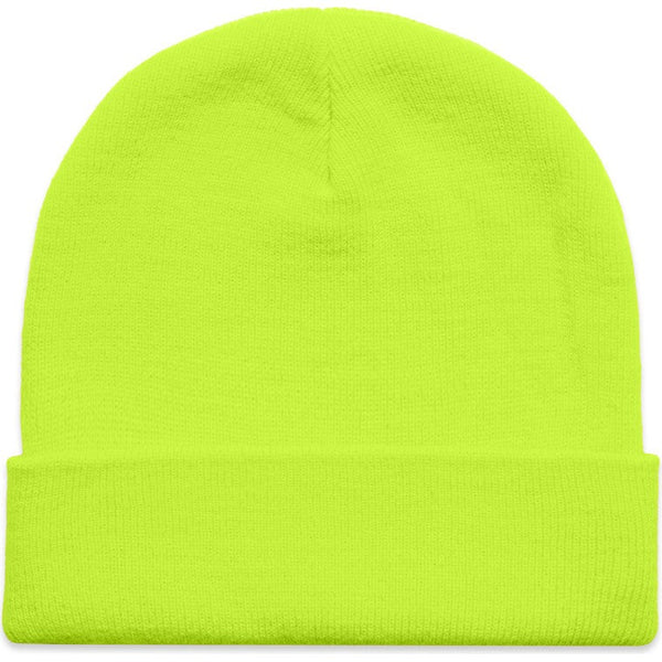 AS Colour Cuff Safety Beanie | 1107F (Safety Yellow)