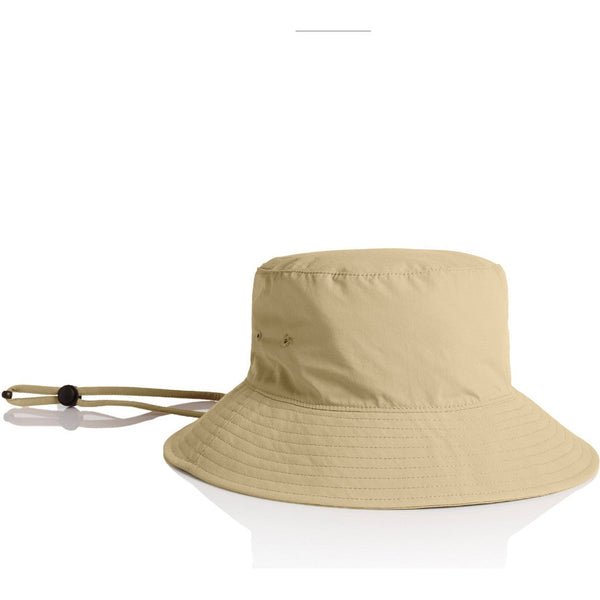 AS Colour Nylon Wide Brim Bucket Hat | 1174 (Khaki)