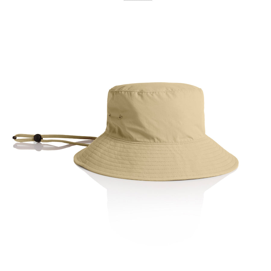 AS Colour Nylon Wide Brim Bucket Hat | 1174 (Khaki)