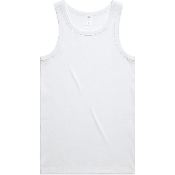 AS Colour Organic Rib Singlet | 5063G (White)