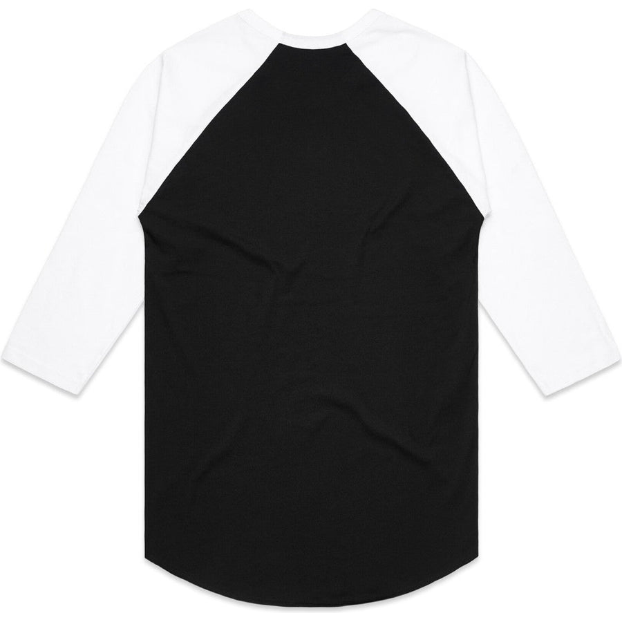 AS Colour Raglan Tee | 5012 (Black/White)