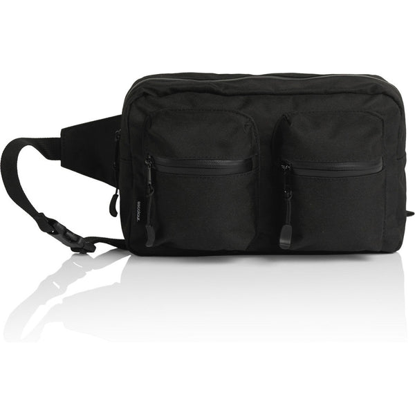 AS Colour Recycled Double Waist Bag | 1025 (Black)