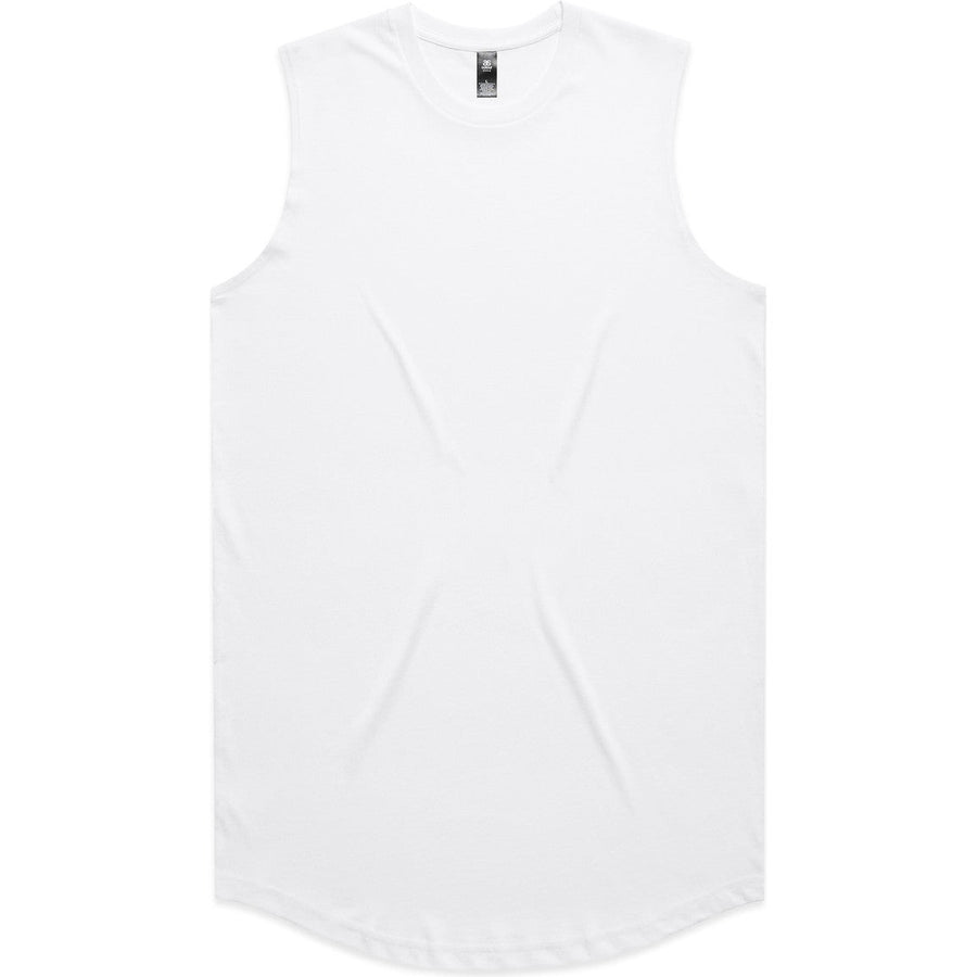 AS Colour Staple Curve Tank | 5091 (White)