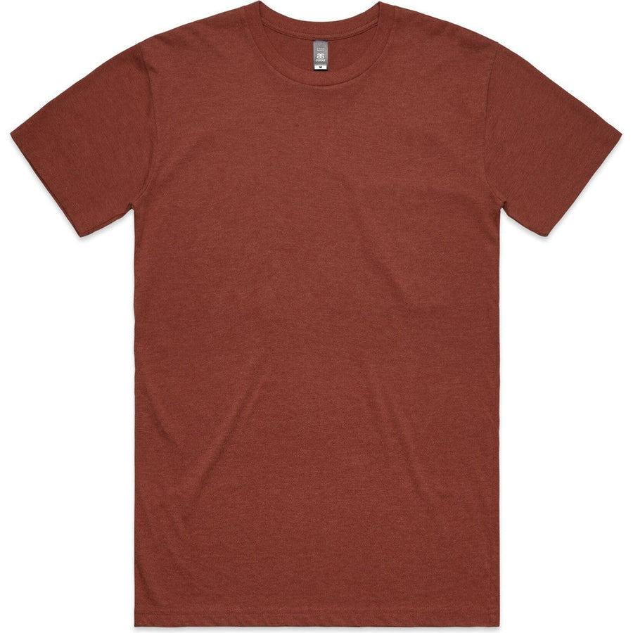 AS Colour Staple Marle Tee | 5001M (Brick Marle)