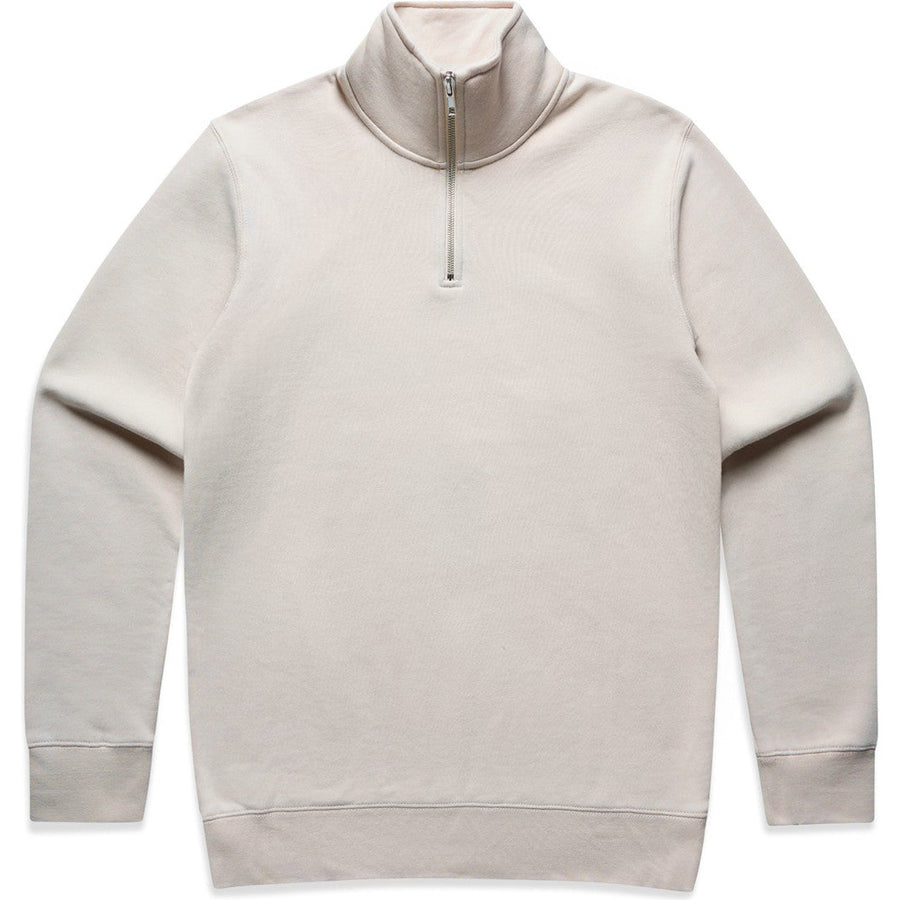 AS Colour Stencil Half Zip Crew | 5125 (Bone)