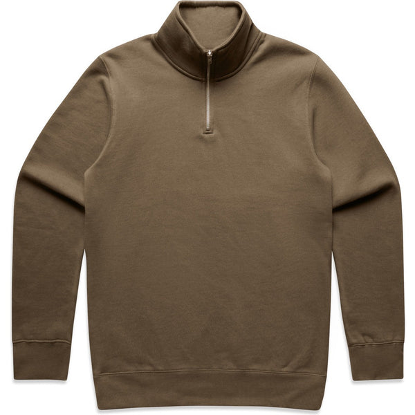 AS Colour Stencil Half Zip Crew | 5125 (Walnut)
