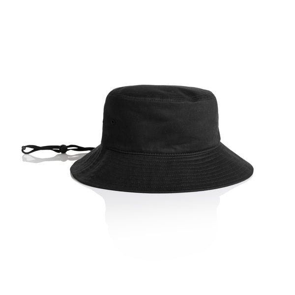 AS Colour Wide Brim Bucket Hat | 1172 (Black)
