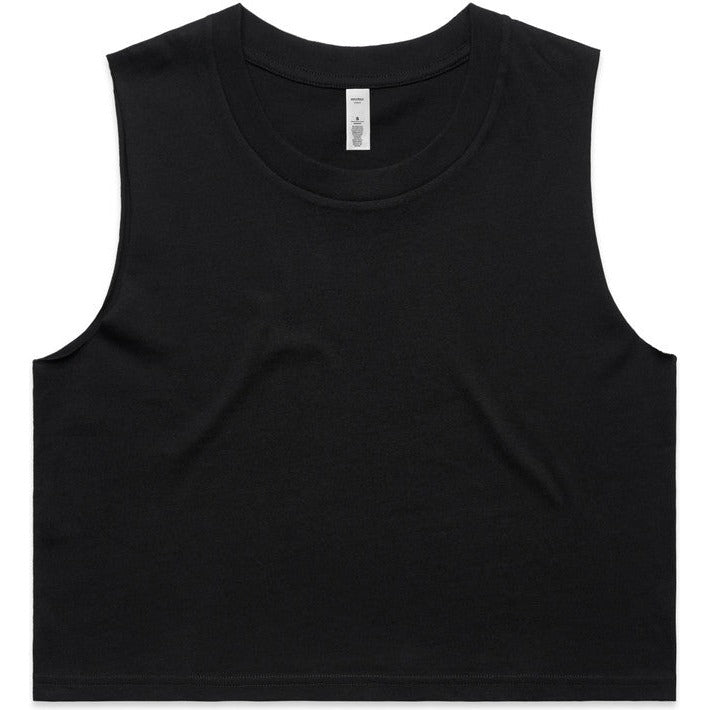 AS Colour Women's Crop Tank | 4068 (Black)
