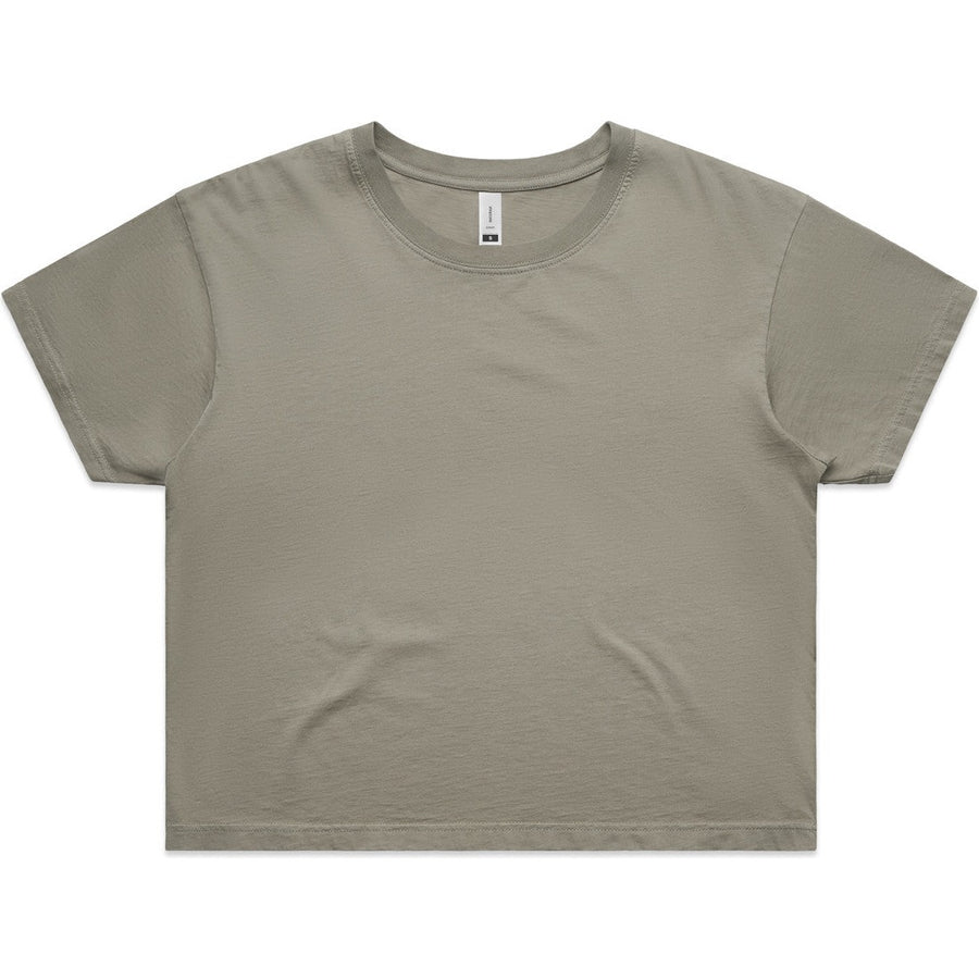 AS Colour Women's Faded Crop Tee | 4062F (Faded Dust)