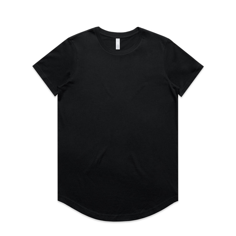 AS Colour Women's Maple Curve Tee | 4024 (Black)