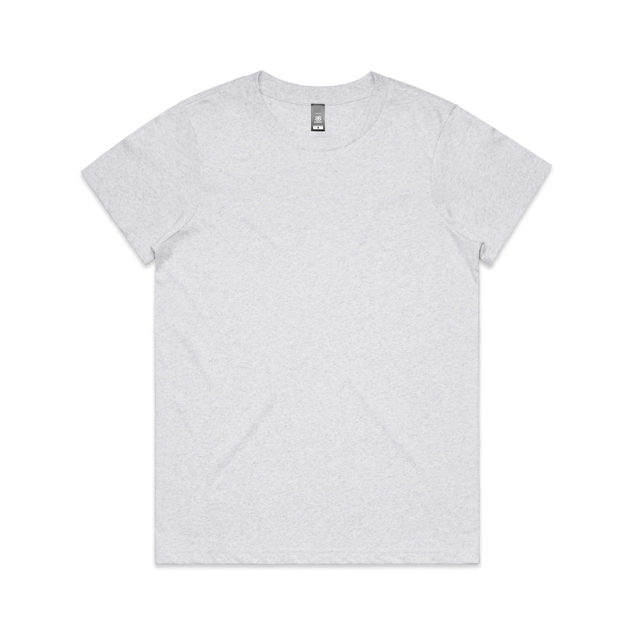 AS Colour Women's Maple Marle Tee | 4001M (White Marle)