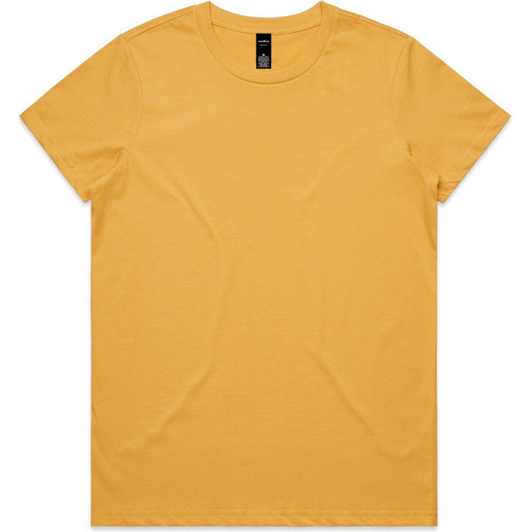 AS Colour Women's Maple Tee | 4001 (Mustard)