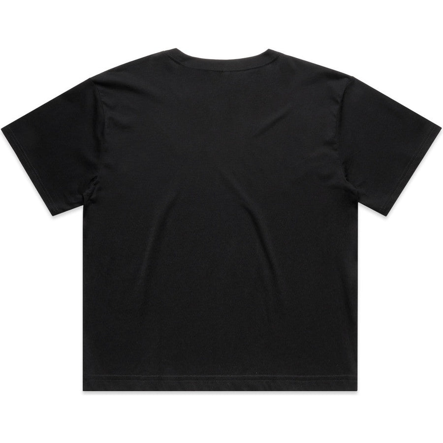 AS Colour Women's Martina Crop Tee | 4093 (Black)