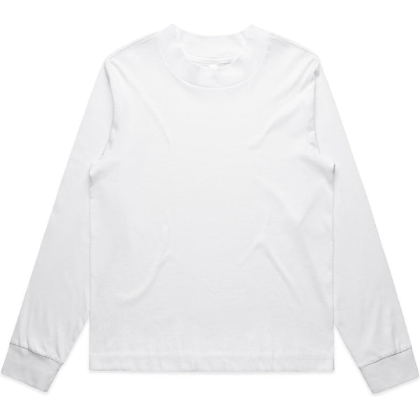 AS Colour Women's Mock L/S Tee | 4070 (White)