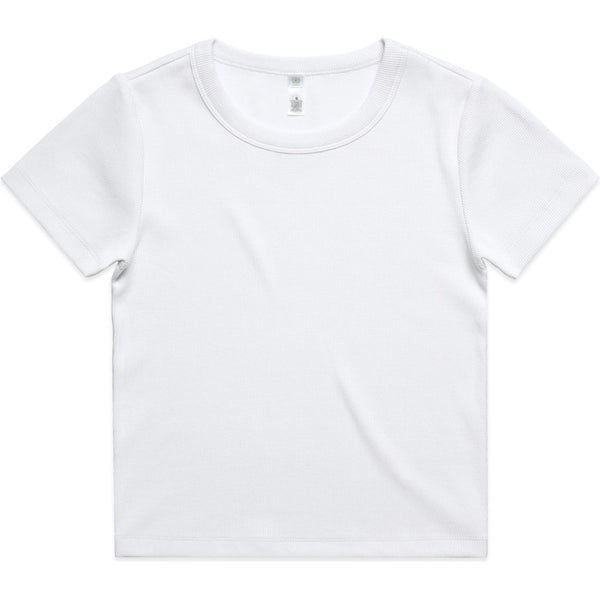 AS Colour Women's Organic Rib Tee | 4092G (White)
