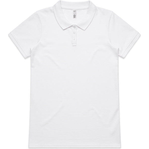 AS Colour Women's Pique Polo | 4411 (White)