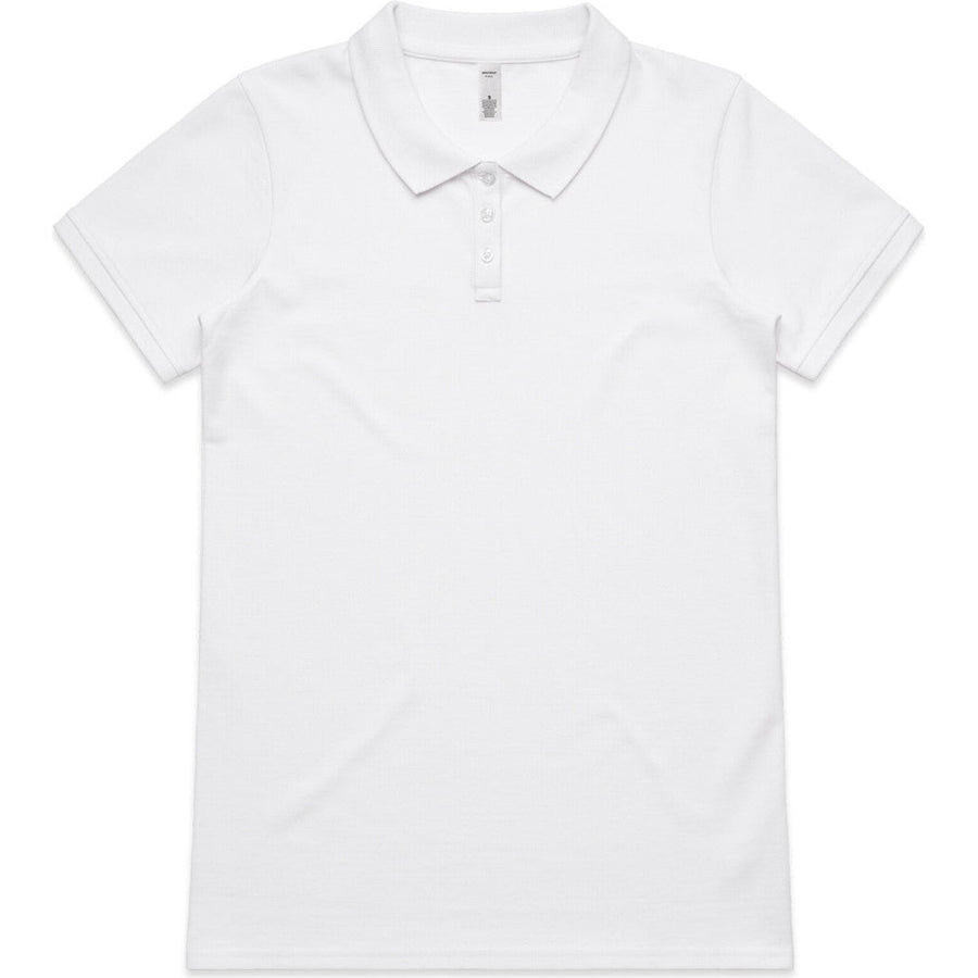 AS Colour Women's Pique Polo | 4411 (White)