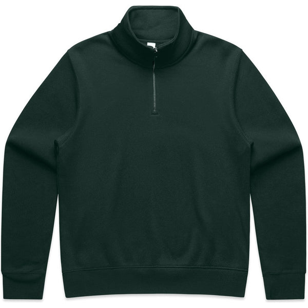 AS Colour Women's Stencil Half Zip Crew | 4125 (Pine Green)