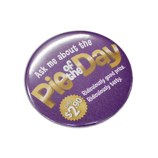 Agogo Button Badge Round - 75mm - 104781