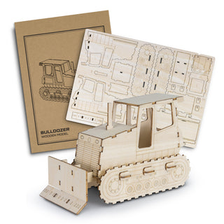 BRANDCRAFT Bulldozer Wooden Model - 124036