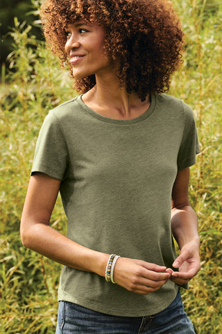 Allmade Women's Relaxed Tri-Blend Scoop Neck Tee - AL2015