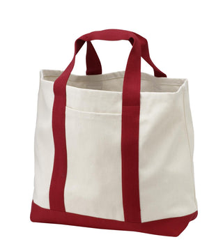 Port Authority Ideal Twill Two-Tone Shopping Tote - B400