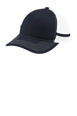 Port Authority Two-Stripe Snapback Trucker Cap - C113