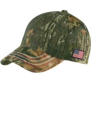 Port Authority Americana Contrast Stitch Camouflage Cap - C909